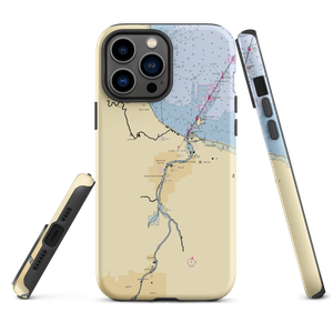 Pier 7 Marina (Bay City, MI) NOAA Chart  Tough iPhone Case