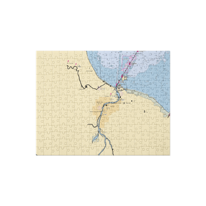 Pier 7 Marina (Bay City, MI) NOAA Chart Jigsaw Puzzle