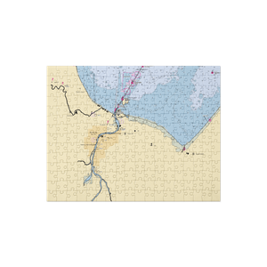 Saginaw Bay Yacht Club (Essexville, MI) NOAA Chart Jigsaw Puzzle