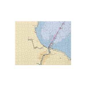 Sunset Shores Yacht Club (Essexville, MI) NOAA Chart Jigsaw Puzzle