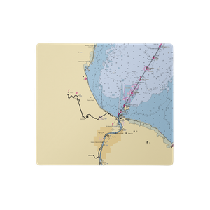 Sunset Shores Yacht Club (Essexville, MI) NOAA Chart  Gaming Mouse Pad