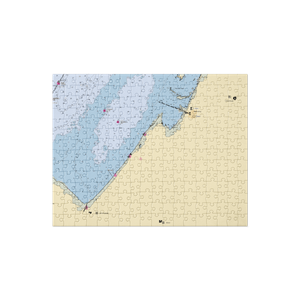 Sunset Bay Marina (Akron, MI) NOAA Chart Jigsaw Puzzle