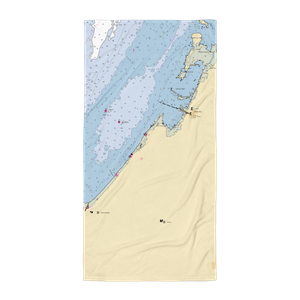 Sunset Bay Marina (Akron, MI) NOAA Chart Towel