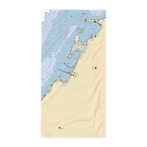 Sebewaing Harbor Marina (Sebewaing, MI) NOAA Chart Towel