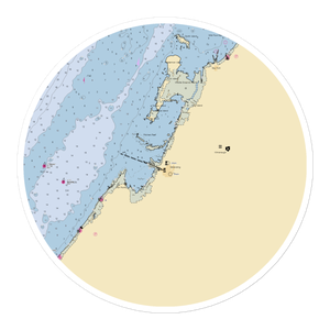 Sebewaing Harbor Marina (Sebewaing, MI) NOAA Chart Sticker