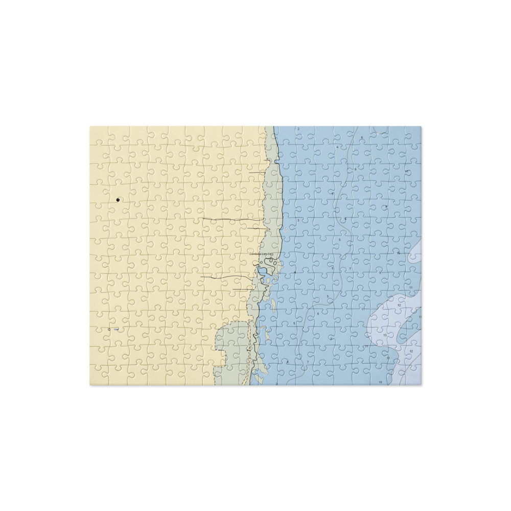 Gambill's Landing (Bay City, MI) NOAA Chart Jigsaw Puzzle 