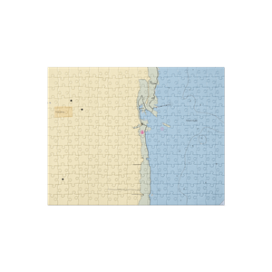 Genow's Marina and Boat Rental (Bay City, MI) NOAA Chart Jigsaw Puzzle