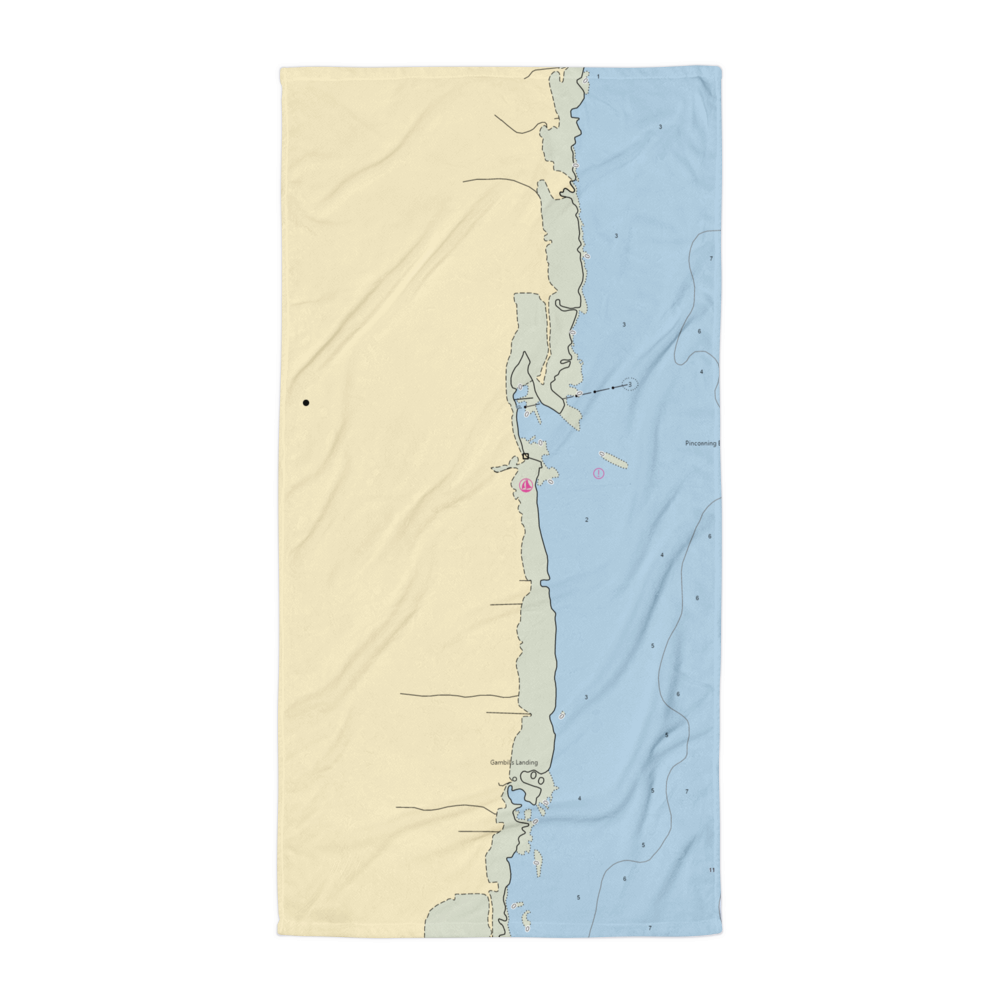 Blizzard Hills Marina (Pinconning, MI) NOAA Chart Towel 