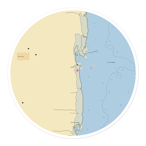 Blizzard Hills Marina (Pinconning, MI) NOAA Chart Sticker