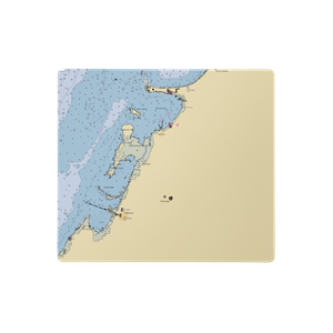 Brush's Marina (Bay Port, MI) NOAA Chart  Gaming Mouse Pad