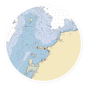 Beadle Bay Marina (Bay Port, MI) NOAA Chart Sticker