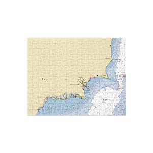 Au Gres Yacht Club Marina (Au Gres, MI) NOAA Chart Jigsaw Puzzle