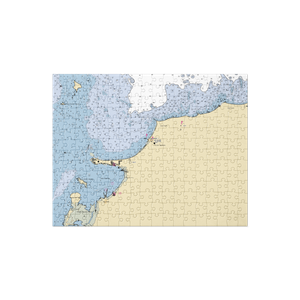 Huron Yacht Club (Caseville, MI) NOAA Chart Jigsaw Puzzle