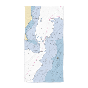Northport Marina (Au Gres, MI) NOAA Chart Towel