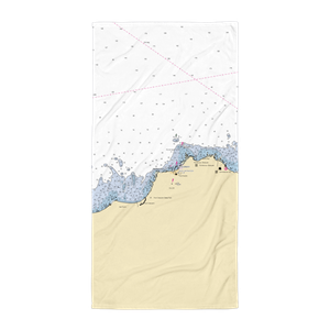 Chuck's Marine (Port Austin, MI) NOAA Chart Towel