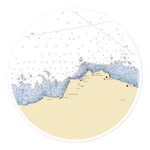 Chuck's Marine (Port Austin, MI) NOAA Chart Sticker