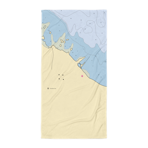 Harbor Marina (Kinde, MI) NOAA Chart Towel