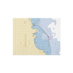 Off Shore Marina (Ruth, MI) NOAA Chart Jigsaw Puzzle