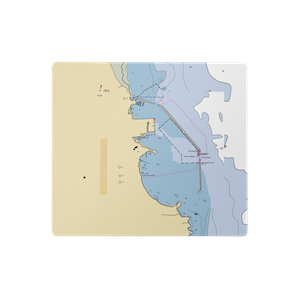 Off Shore Marina (Ruth, MI) NOAA Chart  Gaming Mouse Pad