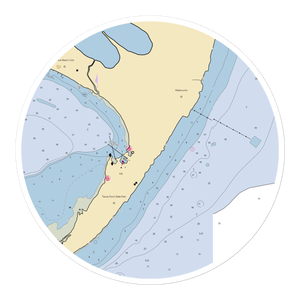 Jerry's Marina (Tawas City, MI) NOAA Chart Sticker