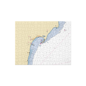 East Tawas State Dock (Tawas City, MI) NOAA Chart Jigsaw Puzzle