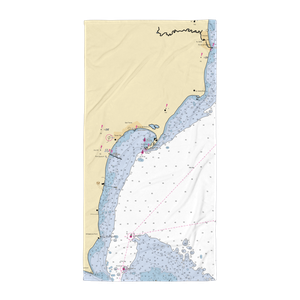 East Tawas State Dock (Tawas City, MI) NOAA Chart Towel