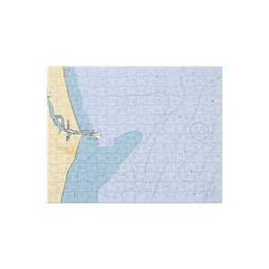 Oscoda Yacht Club (Greenbush, MI) NOAA Chart Jigsaw Puzzle