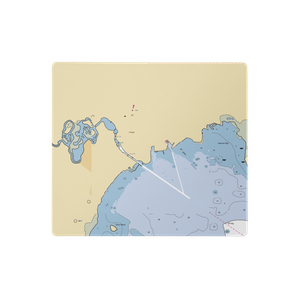 Thunder Bay Shores Marine (Alpena, MI) NOAA Chart  Gaming Mouse Pad