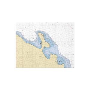 Presque Isle Harbor Marina (Presque Isle, MI) NOAA Chart Jigsaw Puzzle