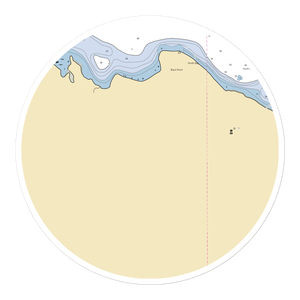 Sand Bay Marina (Presque Isle, MI) NOAA Chart Sticker