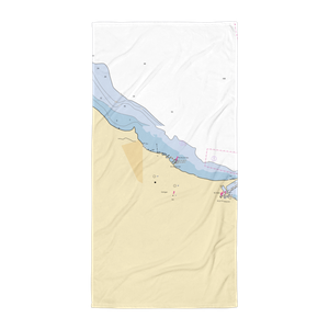 Roger's City Marina (Rogers City, MI) NOAA Chart Towel
