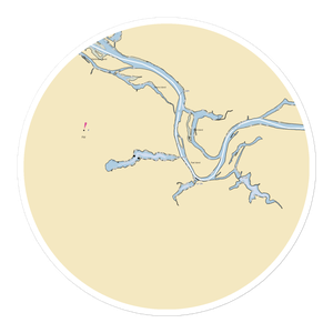 Rivers Edge Yacht Club (Grand Haven, MI) NOAA Chart Sticker