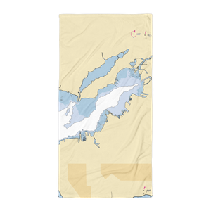 Hartshorn Municipal Marina (Muskegon, MI) NOAA Chart Towel