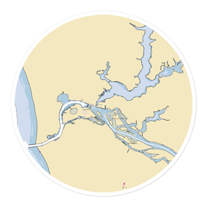 Keenan Marina - Spring Lake (Ferrysburg, MI) NOAA Chart Sticker