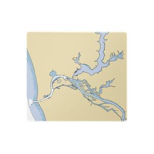 Barrett Boat Works (Ferrysburg, MI) NOAA Chart  Gaming Mouse Pad