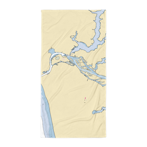 Coastal Zone Marina (Spring Lake, MI) NOAA Chart Towel