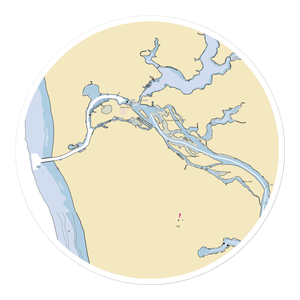 Coastal Zone Marina (Spring Lake, MI) NOAA Chart Sticker