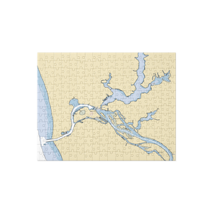 Holiday Isle Marina (Ferrysburg, MI) NOAA Chart Jigsaw Puzzle