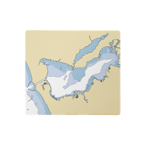 Pointe Marina Inc (Muskegon, MI) NOAA Chart  Gaming Mouse Pad