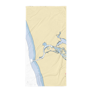 Grand Haven Yacht Club (Ferrysburg, MI) NOAA Chart Towel