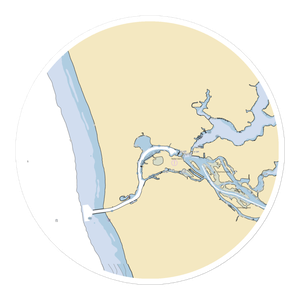 Grand Haven Yacht Club (Ferrysburg, MI) NOAA Chart Sticker