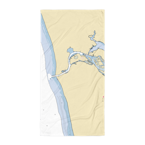 Wharf Marina (Ferrysburg, MI) NOAA Chart Towel