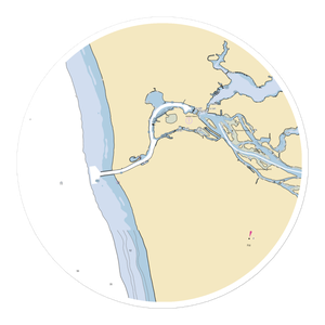 Wharf Marina (Ferrysburg, MI) NOAA Chart Sticker