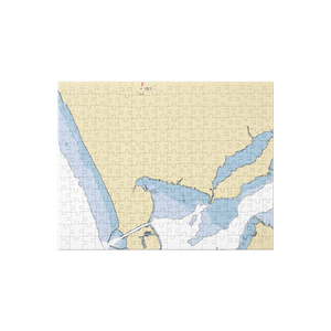 Budd's North Shore Marina (Muskegon, MI) NOAA Chart Jigsaw Puzzle