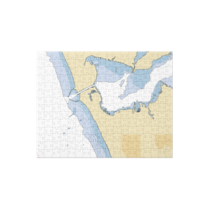 Balcom Marina (Muskegon, MI) NOAA Chart Jigsaw Puzzle