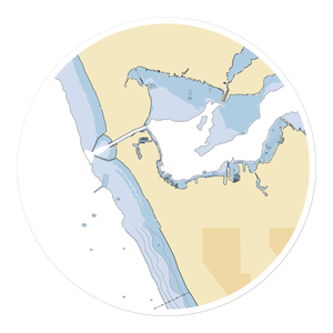 Balcom Marina (Muskegon, MI) NOAA Chart Sticker