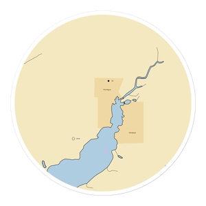 Ellenwood Landing (Montague, MI) NOAA Chart Sticker