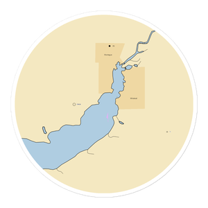 Maple Beach Yacht Club/Montague Marina (Montague, MI) NOAA Chart Sticker