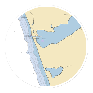 White Lake Yacht Club (Whitehall, MI) NOAA Chart Sticker