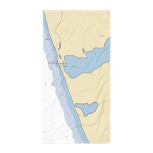 South Shore Marina (Whitehall, MI) NOAA Chart Towel